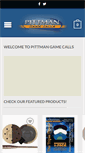 Mobile Screenshot of pittmangamecalls.com